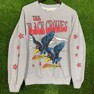 The Black Crows Rock Hood Crewneck Sweater size Small